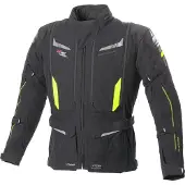 Büse Agadir Motorrad Textiljacke, schwarz/gelb, 56
