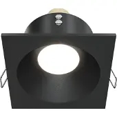Maytoni Zoom Einbauleuchte DL033-2-01B 1xGU10, Schwarz, aus Aluminum, exkl. Leuchtmittel