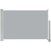 Syfax Ausziehbare Seitenmarkise 60×300 cm Grau