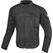 Merlin Ridge Motorrad Lederjacke, schwarz, S