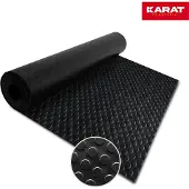 Floordirekt Flachnoppen-Läufer Zuschnitt Schwarz Rollenbreite: 100x300 cm