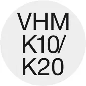 Fortis Rundstab VHM geschliffen 2,5x50mm WILKE