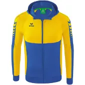 Erima Kinder Trainingsjacke Six Wings 1032210 140 - New Royal/Gelb - 140