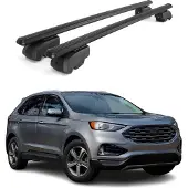 Omtec Dachträger Gepäckträger für Ford Edge 2015-2023 Querträger ABE Alu Schwarz