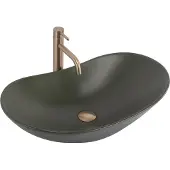 REA Aufsatzwaschbecken ROYAL Owalna Green