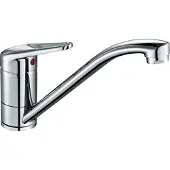 Franke Novara Plus, Standard, Chrom, Edelstahl, Hebelgriffe, Einzelbild, Keramik