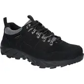American Club CY110 Herren Lederschuhe, Leder Trekkingschuhe, Solide Herrenschuhe, Schwarz 43