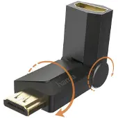 Hama 00205166, HDMI-A, HDMI-A, Schwarz
