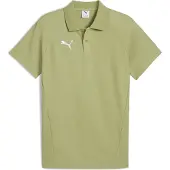 Puma teamEVOSTRIPE Poloshirt Herren calming grün silber Gr 2XL