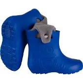 Camminare Kinder Ultraleicht Gummistiefel Frosch Gefüttert blau mit Einlage 26/27