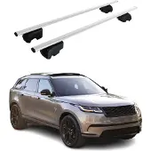 Omtec Dachträger Grundträger für Range Rover Velar 2017-2025 Metall Silber ABE 2x