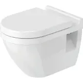 Duravit Wand-WC Starck 3 54cm Tiefspüler, 22000900001, Farbe: Weiß mit Wondergliss