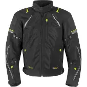 Germot X-Air Evo Pro Motorrad Textiljacke, schwarz/gelb, L