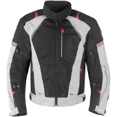 Germot X-Air Evo Pro Motorrad Textiljacke, hellgrau/schwarz, XL
