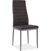 Feldmann-Wohnen Esszimmerstuhl Küchenstuhl Set H-261 braun 2er Set