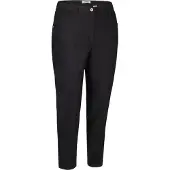 Kjbrand Chinohose "Betty Chino", Damen, Gr. 46, N-Gr, schwarz, Web, Obermaterial: 60% Baumwolle, 37% Polyamid, 3% Elasthan, bequem knöchellang, Hosen Chinohose, mit Komfortbund