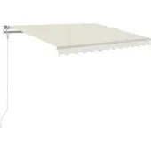 Syfax Automatische Markise mit LED & Windsensor 350x250 cm Creme