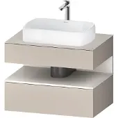 Duravit Waschtischunterschrank Qatego 80x55x60cm, w m/ta m, Pl, 1 Schubkast.