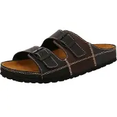 BIO Life Herren Pantolette schwarz/braun