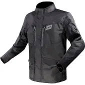 LS2 Metropolis Evo wasserdichte Motorrad Textiljacke, schwarz, XL