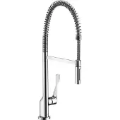 Hansgrohe SPT 230 Axor Citterio SemiPr Schwenkbereich 360Grad, brushed black chrome