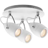Paulmann Spotlight Drop IP44 Rondell max 3x10W GU10 Weiß/Chrom 230V Metall