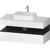 Duravit Waschtischunterschrank Qatego 120x55x60cm, E sw/we m, Pl, Nischenb