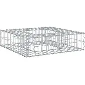 Syfax Gabionen Hochbeet Silber