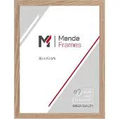 MendeFrames Holzrahmen Eiche Kunstglas 20x30 cm 960