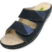 Dr. Stark Relax Damenschuhe Pantoletten Bequem Blau Freizeit