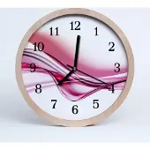 Tulup Holzuhr 20fi cm wanduhr - Kunst Abstrakte Kunst