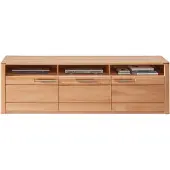 Lomadox TV Lowboard Fernsehtisch, 190cm, Front Kernbuche massiv NEWTON-36