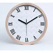 Tulup Holzuhr 20fi cm wanduhr - schwarze Spitzen - Abstraktion Hintergrund