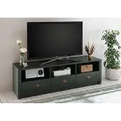 IMV Ascot Lowboard TV-Schrank Fernsehtisch 158cm grün Landhaus