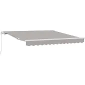 Syfax Ausziehbare Markise Hellgrau 300 x 250 x 165 cm