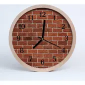 Tulup Holzuhr 20fi cm wanduhr - Mauer Architektur