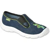 Befado Hausschuhe Danny 975X171 blau mit Dino 29