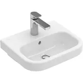 Villeroy & Boch V&B Handwaschbecken Architectura 45x38cm, 1 Hahnloch, ohne Überlauf, weiß