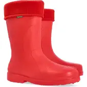 Demar Damen Gummistiefel Luna Regenstiefel Garten Arbeitsschuhe EVA gefüttert Rote 37/38
