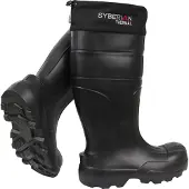 Camminare Herren Gummistiefel Thermal Plus - super Wärmisolierung Schwarz 42