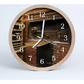Tulup Holzuhr 20fi cm wanduhr - Brot Brot Küche