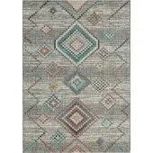 The Carpet Outdoor Teppich Flachgewebe Rauten Design Skandinavisch Bunt Creme