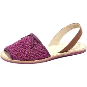 Car Shoe B2418 Damen Raffia Mattierung Sandale Petunia Schuh Frau