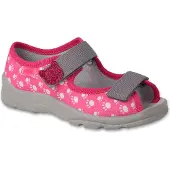 Befado Hausschuhe Sandalen Max 969Y166 rosa, Katze Klettverschluss 33