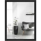 MendeFrames Spiegel Massivholz 13x18 cm schwarz gemasert H960