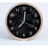 Tulup Holzuhr 30fi cm wanduhr - Muster 3d Kunst