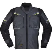 Modeka Taran Flash Motorrad Textiljacke, schwarz/grau, M