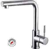 BEITZ & Walz AqvaKitchen Spültisch-Ehm. ND m. Geschirrbrause chrom seitl. Hebel