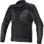 Alpinestars Viper V3 Air Motorrad Textiljacke, schwarz/schwarz, 4XL