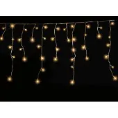 Gartenpirat LED-Eisregen-Lichterkette mit Flashing-Effekt Lichterkette LED mit Flashlight : 12 m : Warmweiß